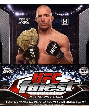 2013 Topps UFC Finest Hobby 8 Box Case