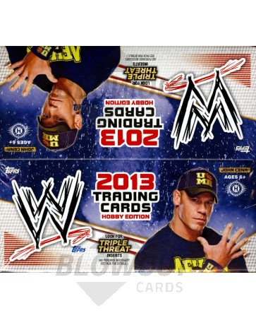 2013 Topps WWE Triple Threat Wrestling Hobby Box