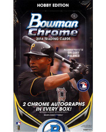 2014 Bowman Chrome Baseball Hobby 12 Box Case