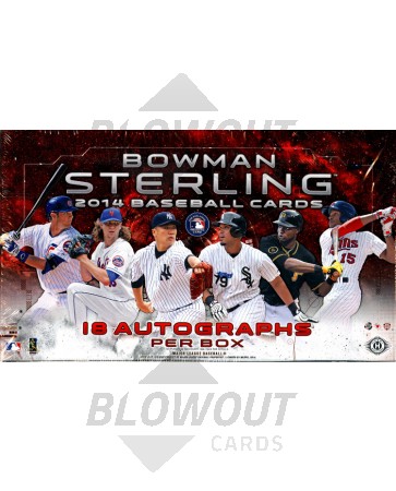 2014 Bowman Sterling Baseball Hobby 8 Box Case