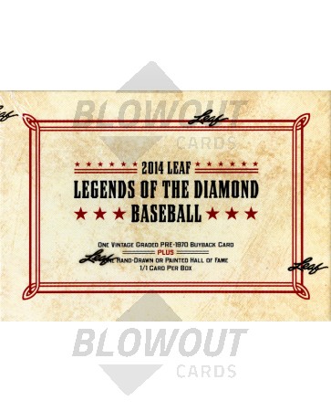 2014 Leaf Legends of the Diamond Baseball Box