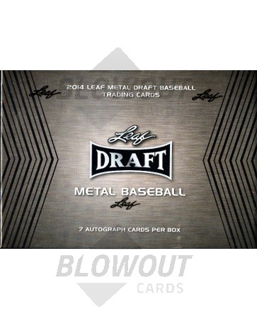 2014 Leaf Metal Draft Baseball Hobby 12 Box Case