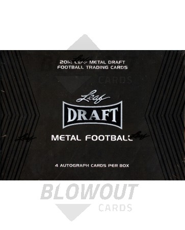 2014 Leaf Metal Draft Football Hobby 15 Box Case