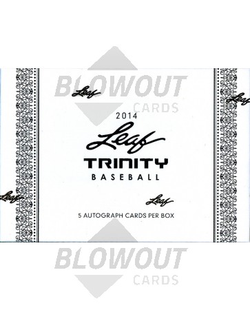2014 Leaf Trinity Baseball Hobby 12 Box Case