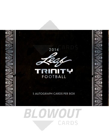 2014 Leaf Trinity Football Hobby Box