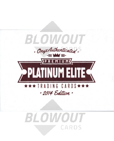 2014 Onyx Authenticated Platinum Elite Baseball 24 Box Case