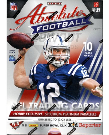 2014 Panini Absolute Memorabilia Football Hobby 10 Box Case