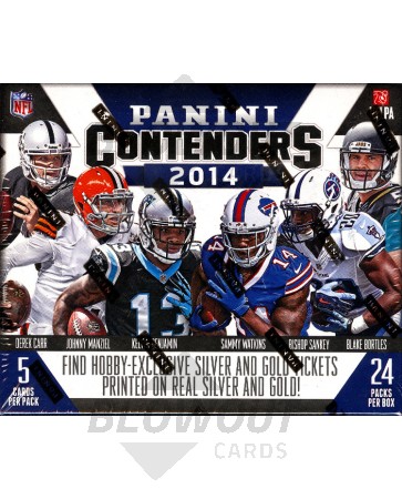 2014 Panini Contenders Football Hobby 12 Box Case