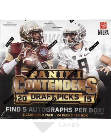 2015 Panini Contenders Draft Picks Football Hobby 12 Box Case