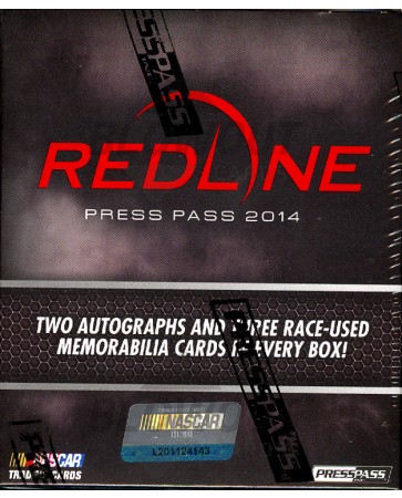 2014 Press Pass Redline Racing Hobby 10 Box Case