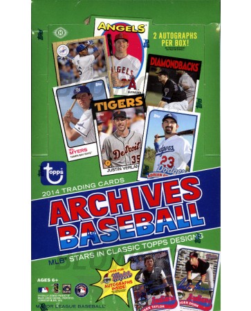 2014 Topps Archives Baseball Hobby 10 Box Case