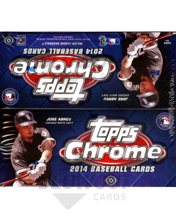 2014 Topps Chrome Baseball Jumbo 8 Box Case