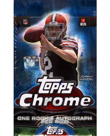 2014 Topps Chrome Football Hobby Box
