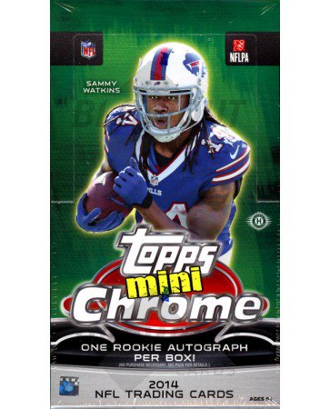 2014 Topps Chrome Mini Football Box