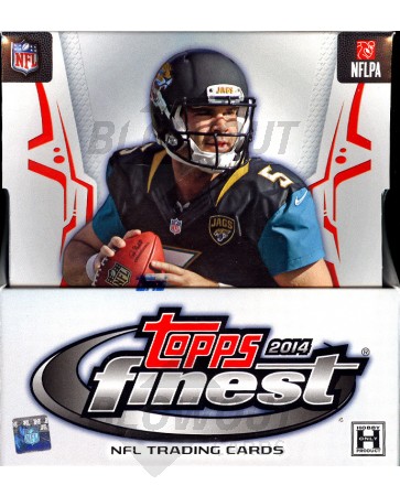 2014 Topps Finest Football Hobby 8 Box Case