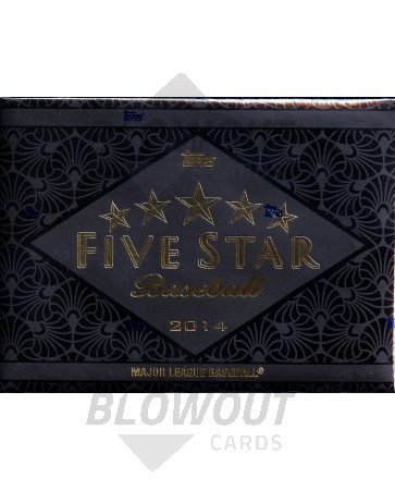 2014 Topps Five Star Baseball Hobby 4 Box Case