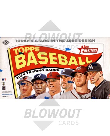 2014 Topps Heritage Baseball Hobby Box