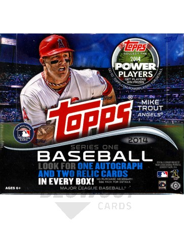2014 Topps Series 1 Baseball Jumbo HTA Box