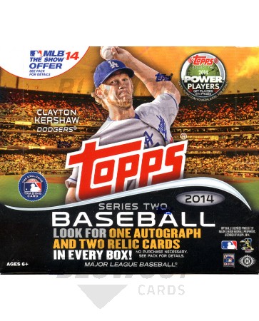 2014 Topps Series 2 Baseball Jumbo HTA 6 Box Case