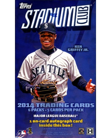 2014 Topps Stadium Club Baseball Hobby Mini Box