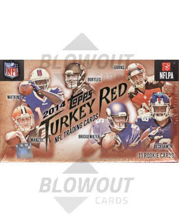 2014 Topps Turkey Red Football Box