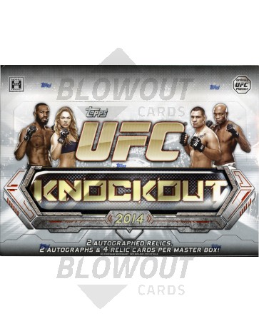 2014 Topps UFC Knockout Hobby 8 Box Case