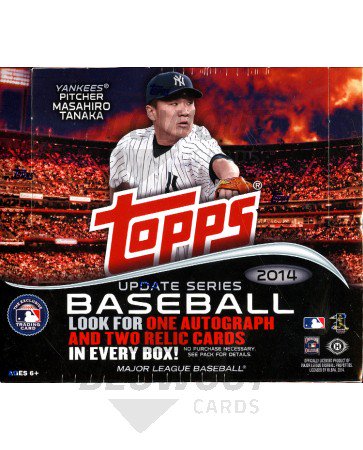 2014 Topps Update Series Baseball Jumbo HTA Box