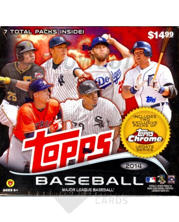 2014 Topps Chrome Update Baseball Mega 16 Box Case