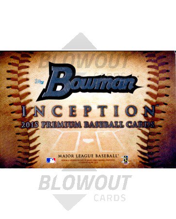 2015 Bowman Inception Baseball Hobby 8 Box Case