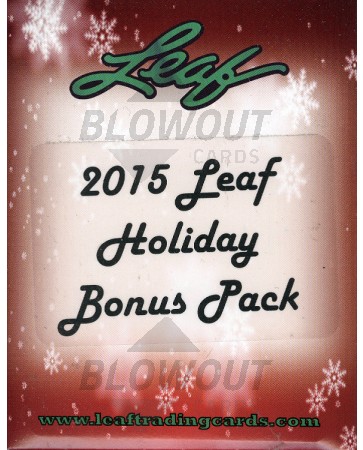 2015 Leaf Holiday Pack 10 Pack Lot