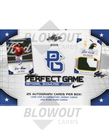 2015 Leaf Perfect Game Showcase Baseball 15 Box Case