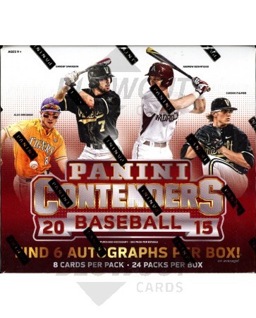 2015 Panini Contenders Baseball Hobby 12 Box Case