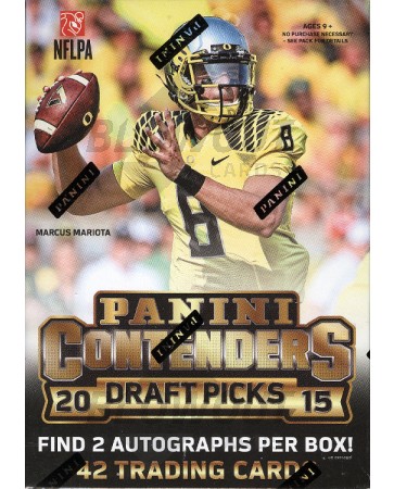 2015 Panini Contenders Draft Picks Football Blaster 20 Box Case