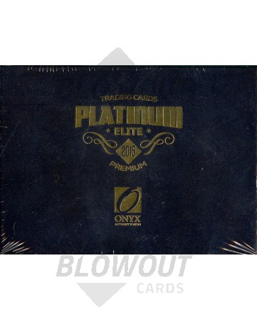 2015 Onyx Authenticated Platinum Elite Baseball 24 Box Case