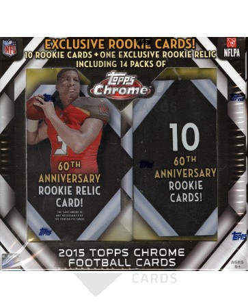 2015 Topps Chrome Football Mega Box 20 Box Lot