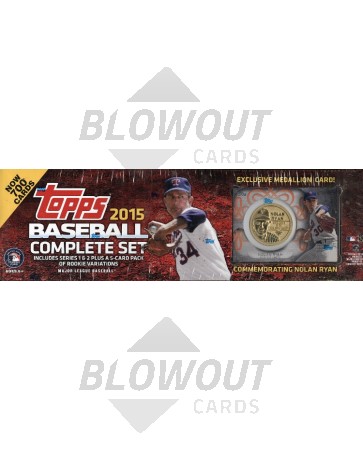 2015 Topps Complete Baseball Factory Set - Nolan Ryan 6 Set Lot