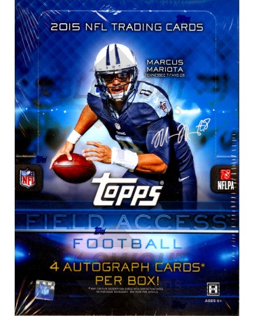2015 Topps Field Access Football Hobby 12 Box Case