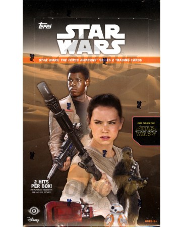 Topps Star Wars The Force Awakens Ser 2 Hobby 12 Box Case