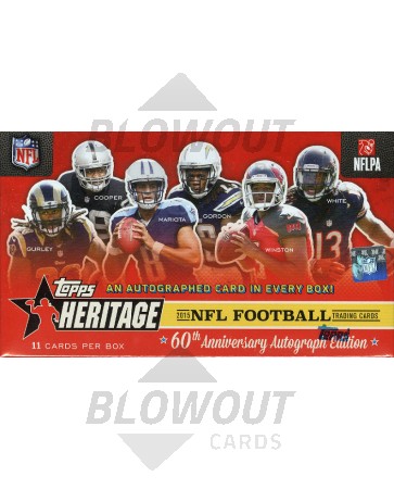 2015 Topps Heritage Football 20 Box Lot
