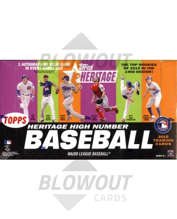 2015 Topps Heritage High Number Baseball Hobby Box