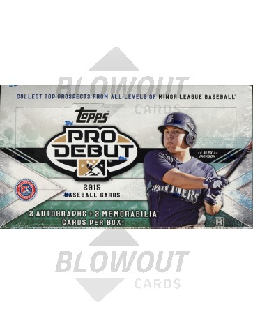 2015 Topps Pro Debut Baseball Hobby Box