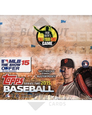 2015 Topps Series 2 Baseball Retail Box