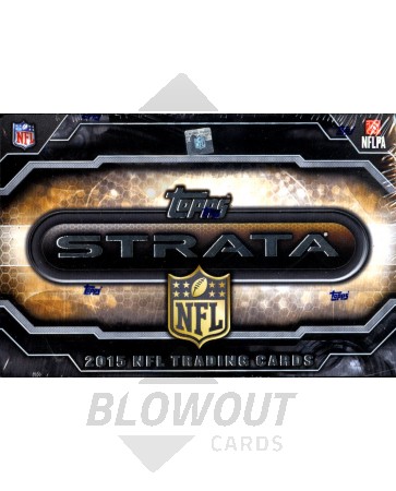 2015 Topps Strata Football Hobby 12 Box Case