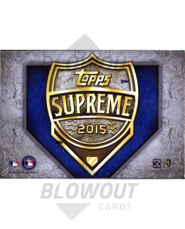 2015 Topps Supreme Baseball Hobby Box