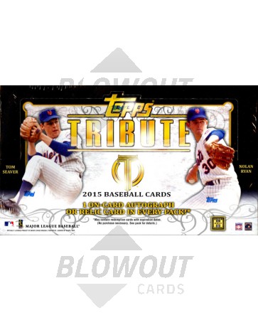 2015 Topps Tribute Baseball Hobby 8 Box Case