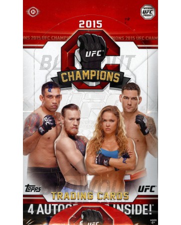 2015 Topps UFC Champions Hobby 12 Box Case