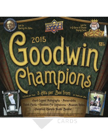 2015 Upper Deck Goodwin Champions Hobby Box