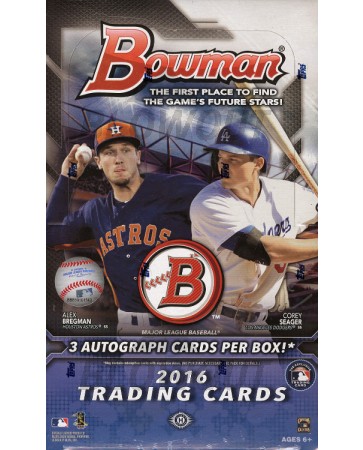 2016 Bowman Baseball Jumbo (HTA) Box