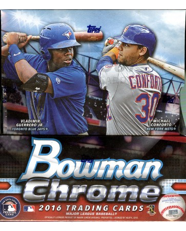 2016 Bowman Chrome Baseball Hobby 12 Box Case