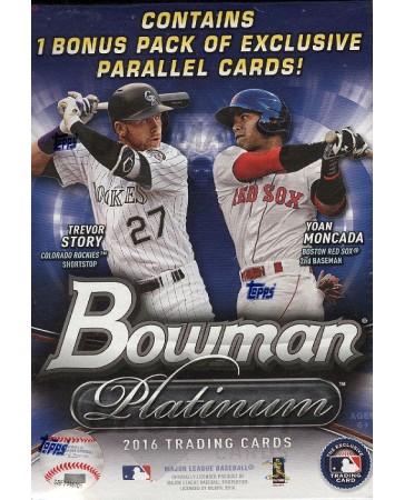 2016 Bowman Platinum Baseball Blaster 16 Box Lot